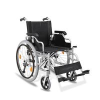 Manual Aluminum Wheelchair  Anti-tilt Wheels Double Cross Bar SC-AW22