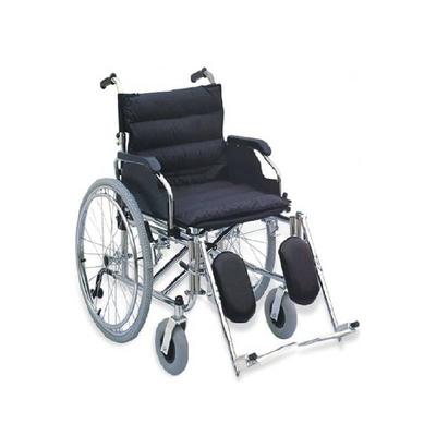 Manual Steel  Wheelchair 56cm Soft Pad Seat Elevating Leg Rest SC-SW25-56