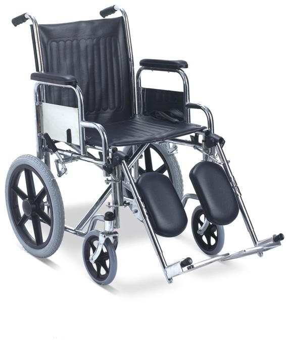 Manual  Wheelchair Steel Elevating Footrest Wheelchair SC-SW04