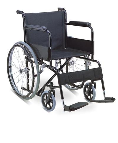 Manual  Wheelchair Powder Coated Black SC-SW07
