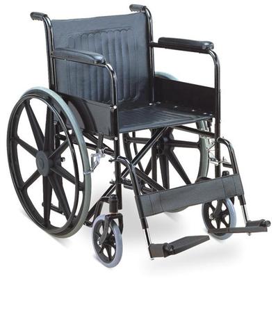Powder Coated Steel Wheelchair Solid Mag Wheel SC-SW13