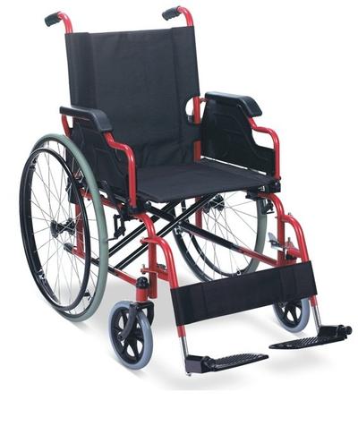 Manual Steel Wheelchair detachable armrest and footrest SC-SW16