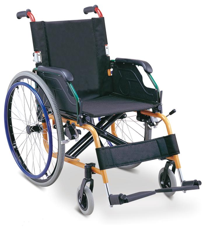 Aluminum Wheelchair Manual Wheelchair Powder Coated  SC-AW14