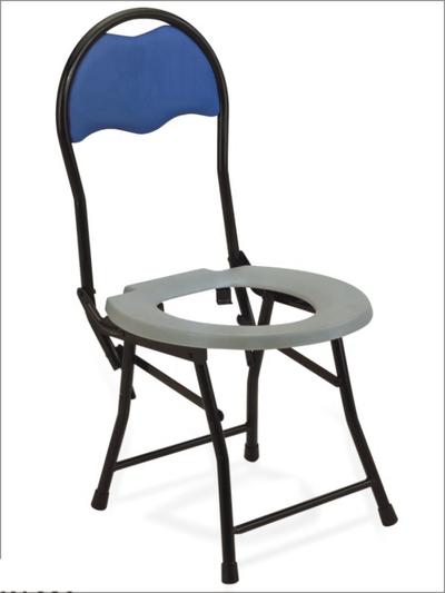 Commode Chair Steel Frame with Back Rest SC-CC01(S3)