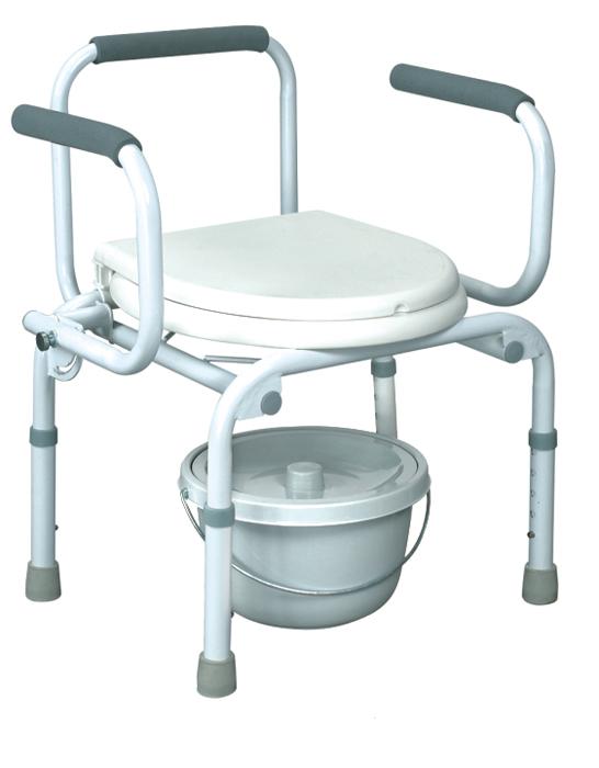 Steel Commode Chair with Lid heavy Duty SC-CC05(S)