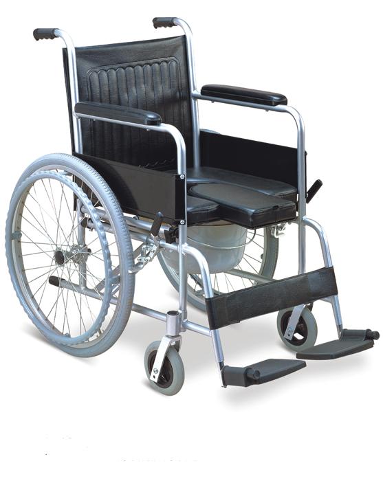 Commode Wheelchair Aluminum Big Wheels SC-CW10(A)